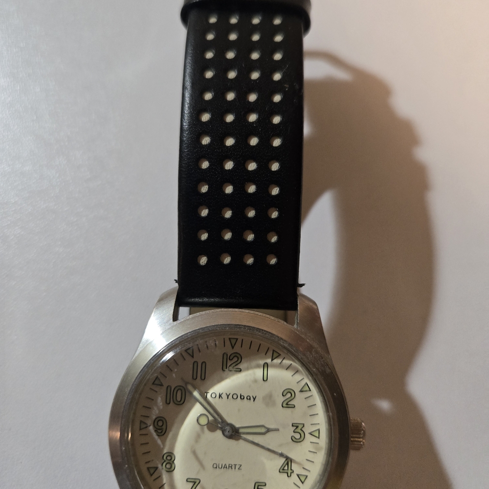 TOKYObay Black and Silver Watch